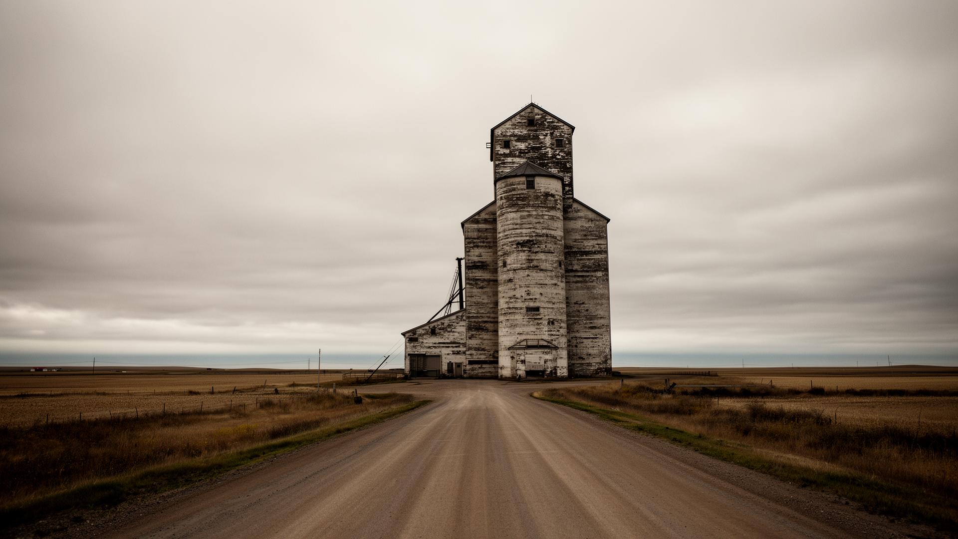 A prairie grain elevator — independent operators in an open market